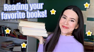 Reading Your Favorite Books!!! || Reading Vlog 2024