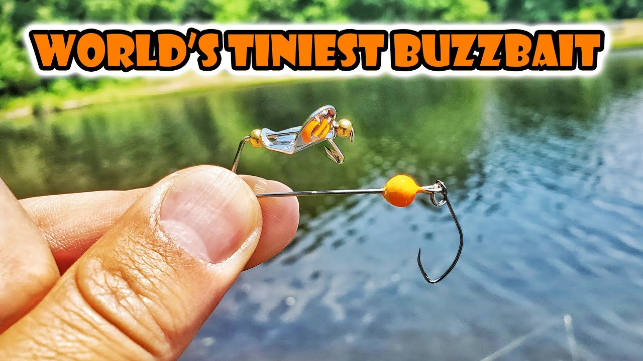 Micro BFS fishing World's Smallest Buzzbait Mukai B-Buzz 