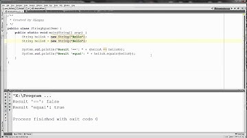 Java. Особенность 5. Сравниваем строки.