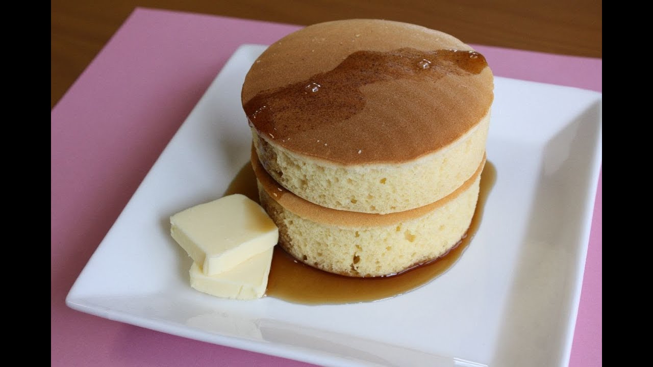 分厚いパンケーキ 食べ応えのある厚さ4cm How To Make Pancakes Youtube