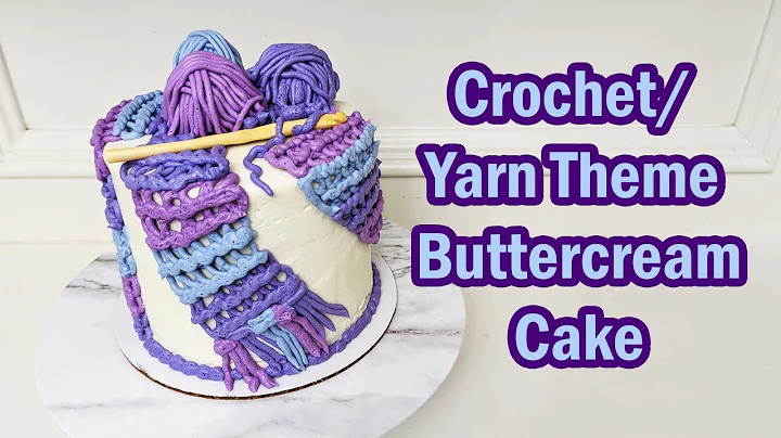 Unleash Your DIY Skills: Crochet Theme Buttercream Cake