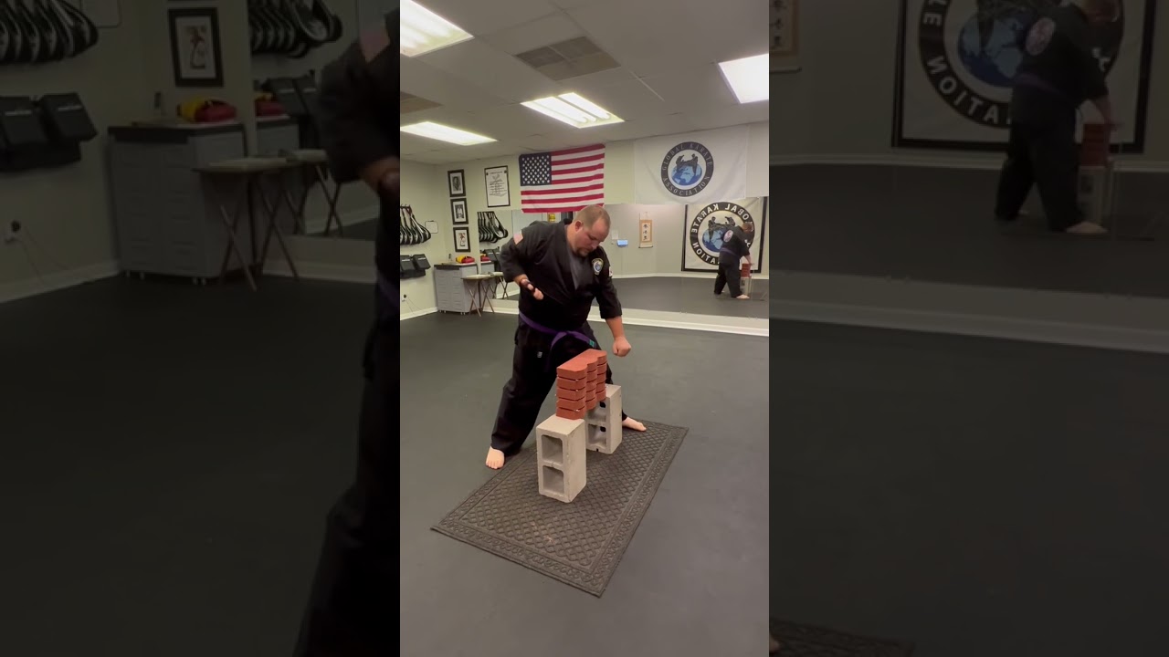 Breaking 5 Bricks!!! Tae Soo Do!