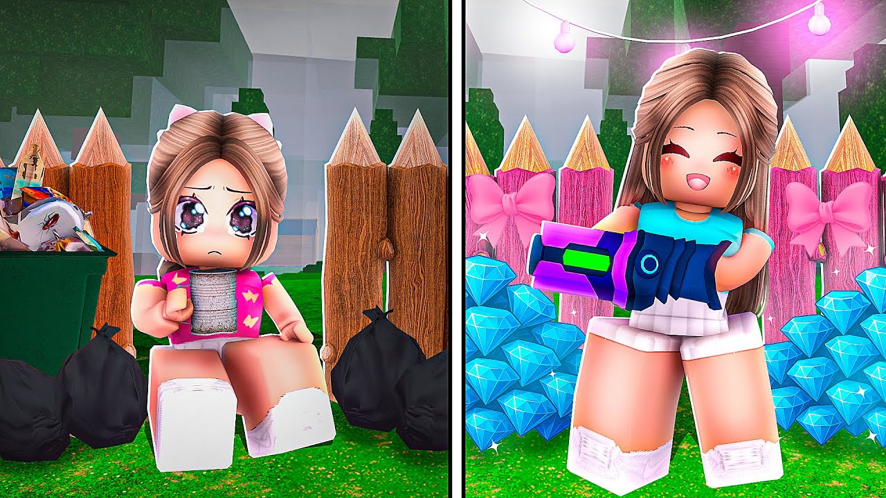 RICH vs POOR Challenge in 99 Nights in The Forest Roblox