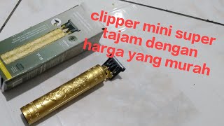 review mesin cukur kumis super tajam (model battery USB charger)