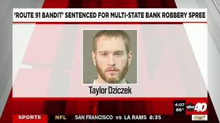 Route 91 Bandit sentenced for multi-state bank robbery spree