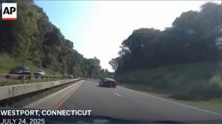Police video shows Vince McMahon’s 100 mph car crash in Connecticut