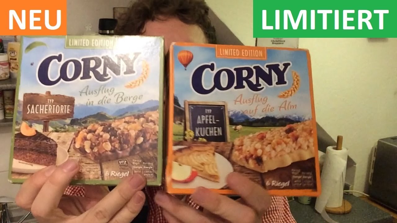 Corny Sachertorte  & Corny Apfelkuchen als Limited Edition bei Aldi im Sorten-Test!