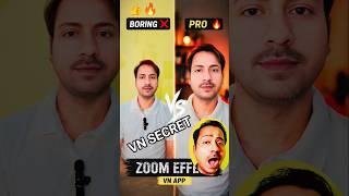 1 Tap VN Trick 🤯 Normal Video ko PRO bana dega (Zoom Effect Secret) #Shorts #techshorts