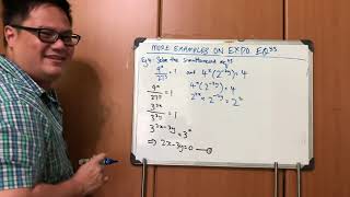 Papa Pat Studio - More Examples of Solving Exponential Eqns (4 of 4)
