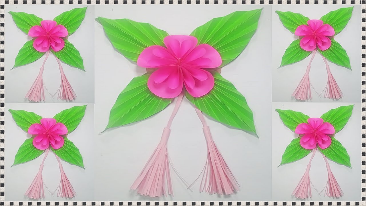  Dekorasi  Hiasan Dinding  Bunga Cantik Wall Hanging Flower 