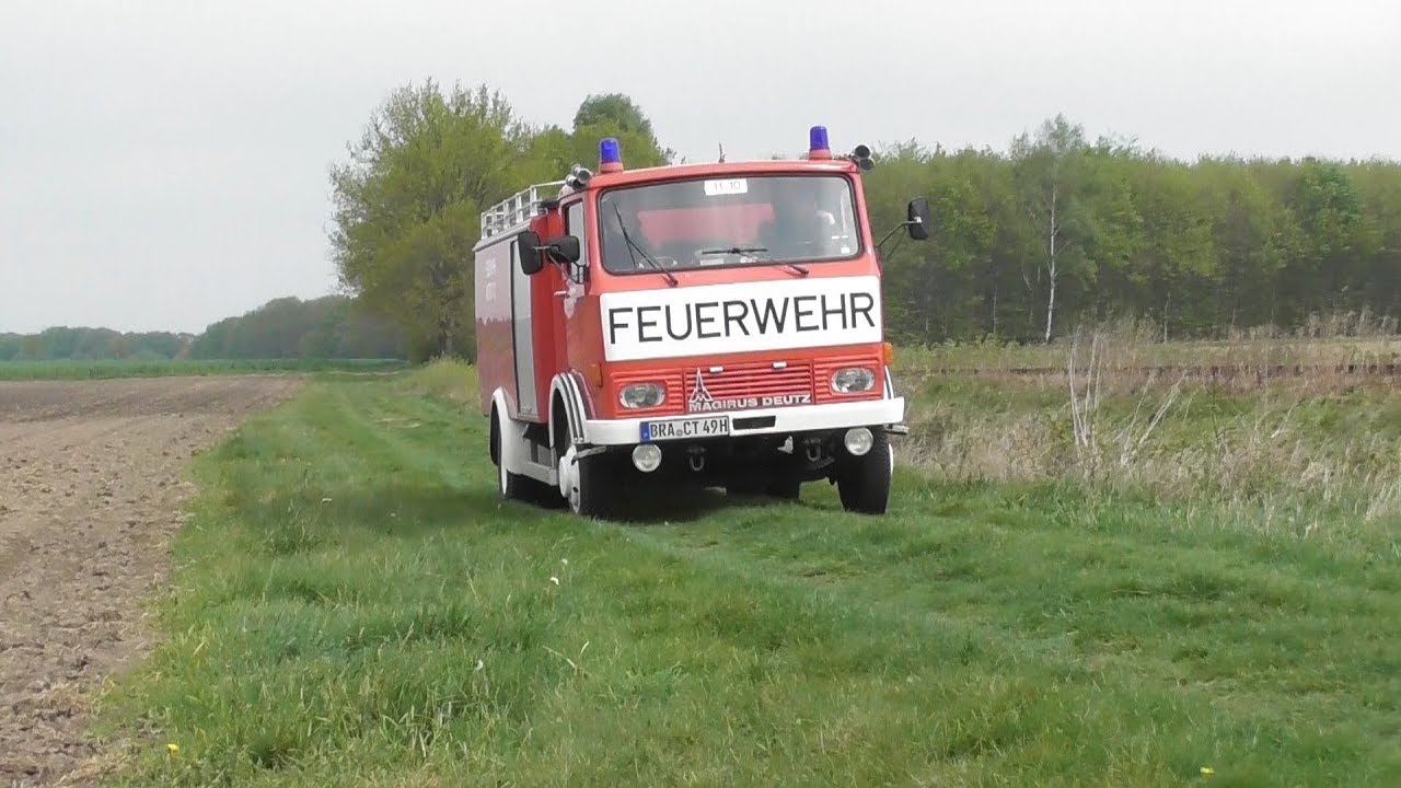 Magirus Deutz Feuerwehr im Einsatz