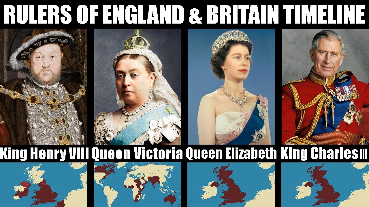 👑 All Kings and Queens of England, Great Britain and the United Kingdom