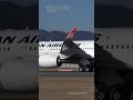 JAL AIRBUS A350-900XWB|TAKEOFF ENGINE SOUND, WHEEL CLOSE-UP | Rolls Royce Trent XWB|ITM/RJOO #Shorts