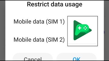 Google Play Games Restrict Data Usage Problem Solve || Internet Data Problem