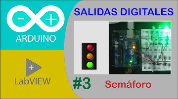 SEMÁFORO con Arduino y LabVIEW.