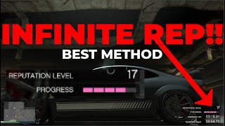 GTA TUNER DLC BEST REPUTATION RANK UP METHOD! (AFK)