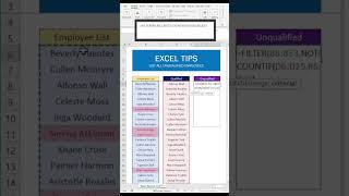 Excel Filter Function_ Tips and Tricks for Advanced Filtering in Excel #shorts