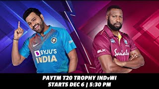 Paytm T20 Trophy IND v WI: Bros Become Foes!