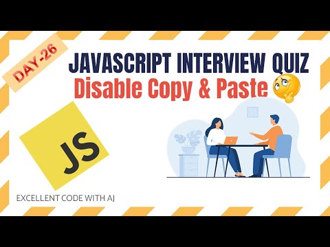 Disable Copy & Paste Functionality In WebSite || EXCELLENT CODE WITH AJ