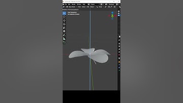 how to make a flower in blender in 1 minute  #blender3d #creativeblender #blender