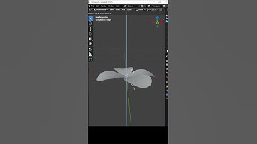 how to make a flower in blender in 1 minute  #blender3d #creativeblender #blender