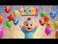 Learn 123 Counting Day 🔢 | Fun Numbers Song for Kids | Toddler Counting Rhyme