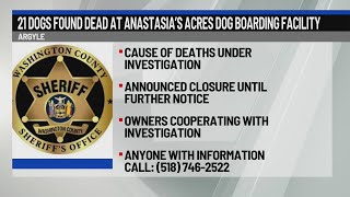 Dogs found dead at Anastasia's Acres Dog Boarding Facility