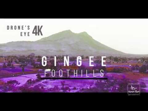 Travel Vlog  - Gingee Foothills - Drone's Eye 4K