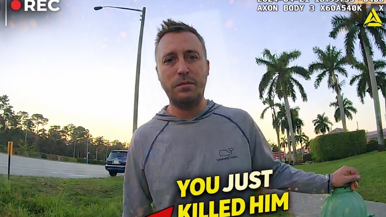 He Kills a Cyclist and Doesn’t Even Stop… Witnesses Force Him to Pull Over | Bodycam Footage