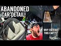 Cleaning an ABANDONED Repo Car Bought At Auction! Disaster MAD Detailing Transformation!