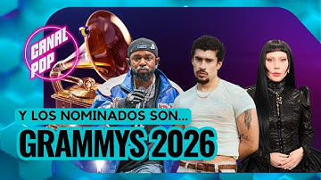 #CanalPop con #SergioZurita y #VioletaMoreno: Y los nominados son... Grammys 2026