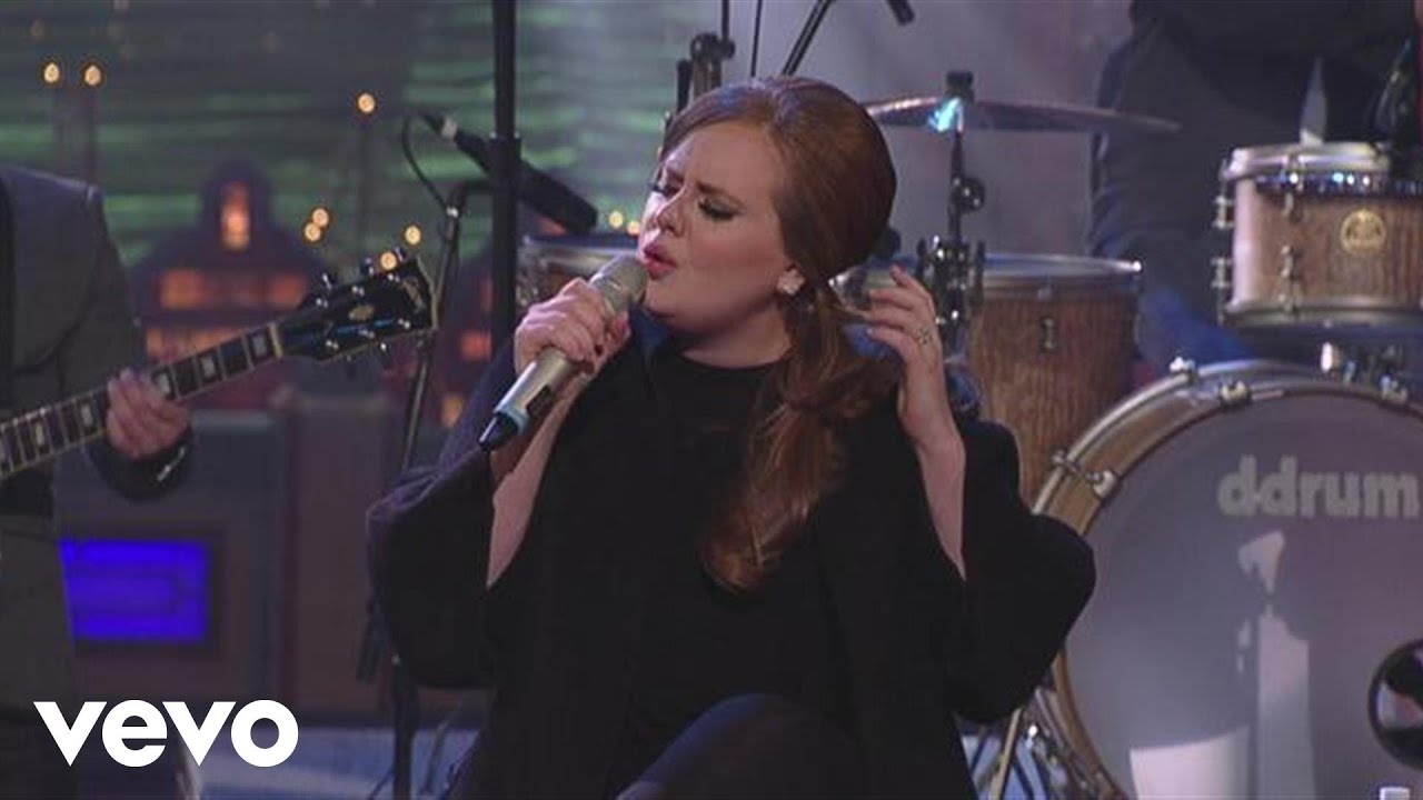 Adele Don T You Remember Live On Letterman Youtube