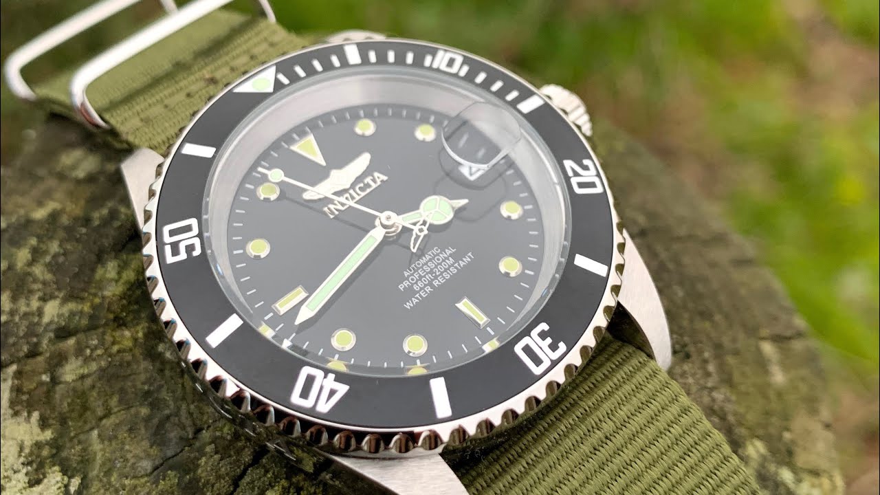 Invicta Pro Diver 8926ob A Wonderful Automatic Dive Watch Under $100 With  The Seiko NH35A Movement - YouTube