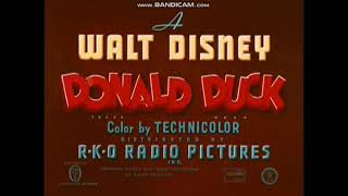 Donald Duck Trick Or Treat 1952 Fake Reissue