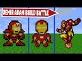 IRON MAN (DEMİR ADAM) YAPTIK! - Minecraft Build Battle