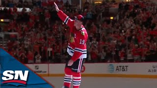 End Of An Era: Blackhawks Pay Tribute To Jonathan Toews For 15 Seasons