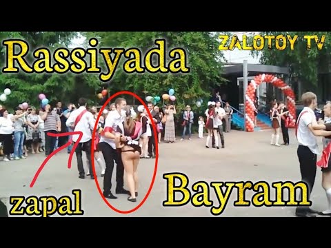 school dance in Russia |Rossiyada maktab raqsi