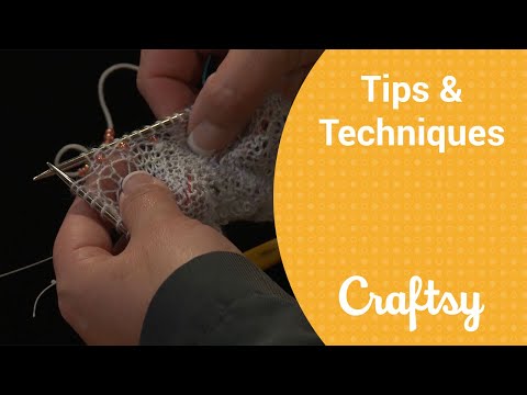 How to Weave In Ends in Knitted Lace