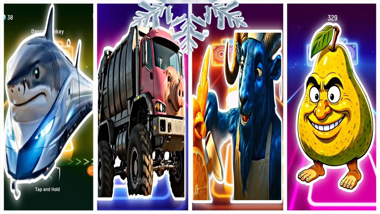 Tiles hop dansing. Italian brainrot dansing to the tiles hop. Who is better? 