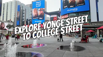 Exploring Downtown Toronto 🚶♂️ From Sankofa Square to Yonge & College