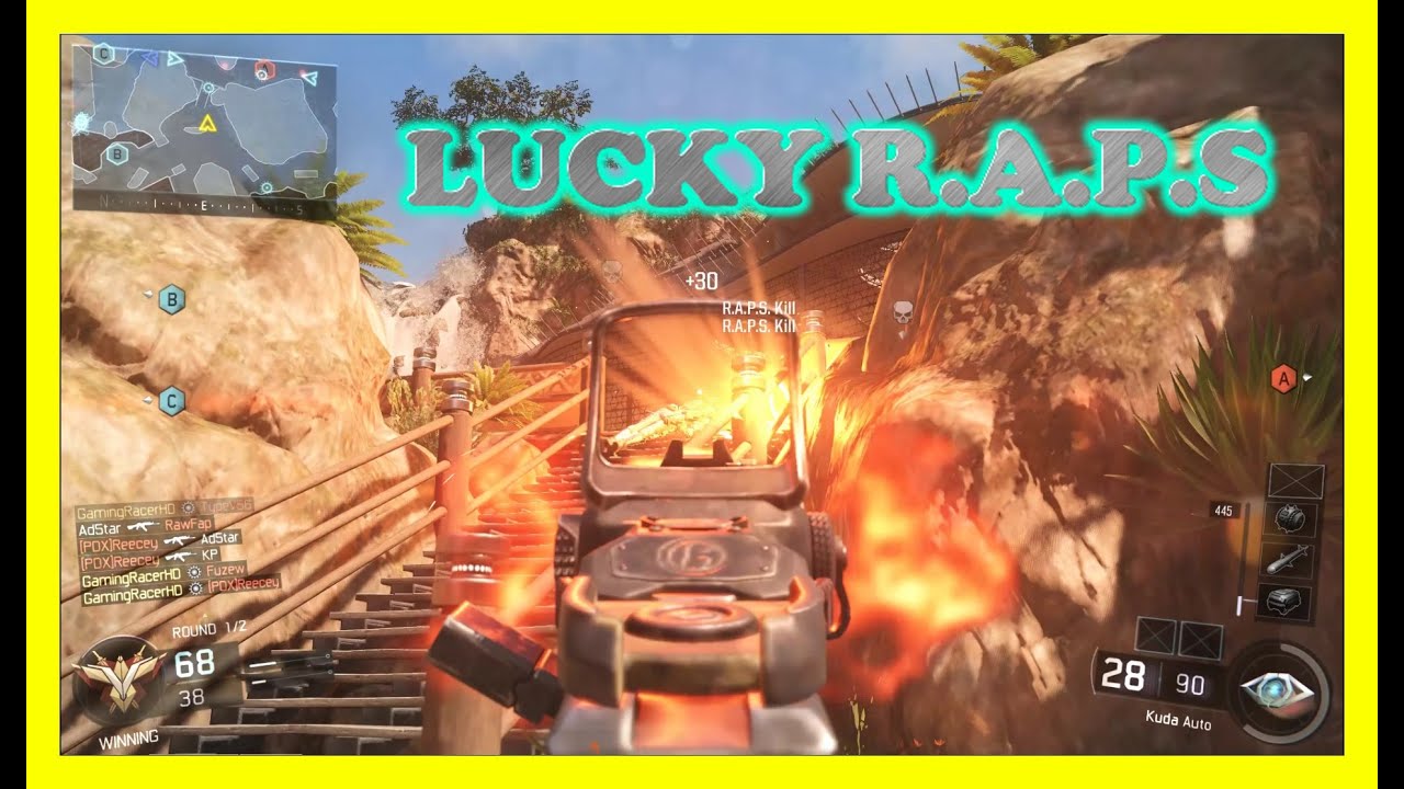 Call Of Duty: Black Ops 3 - "LUCKY R.A.P.S" Live w/ GamingRacerHD [1080p 60FPS]