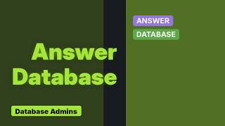 Databases: Insert/Update Stored Procedure (2 Solutions!!)