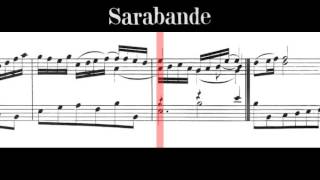 BWV 815: French Suite No.4 in E-flat Major (Scrolling)