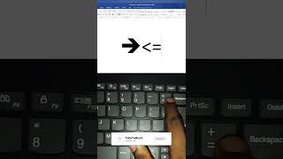Keyboard Shortcut to Type Bold Arrows in Word l ➜ #msword #computertricks #keyboardshortcuts