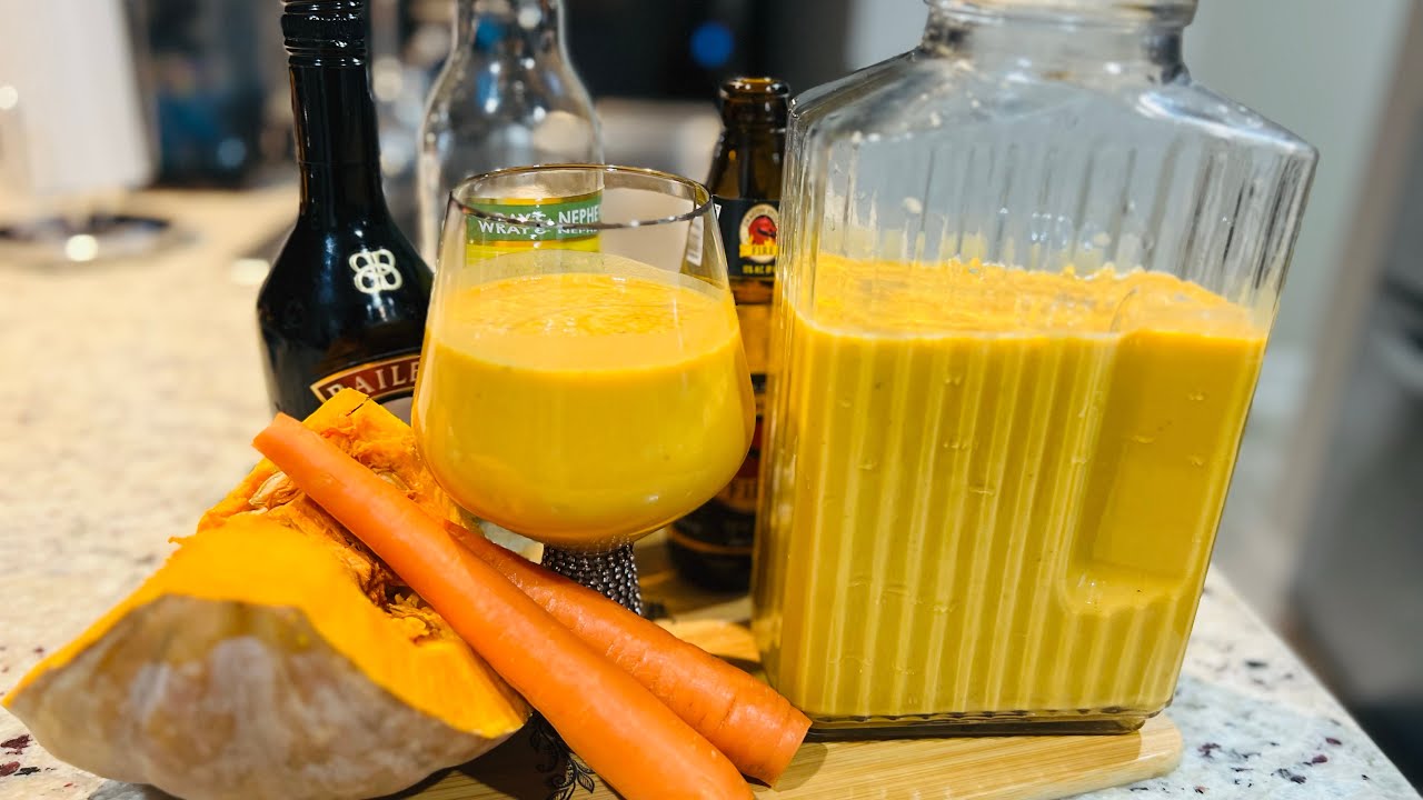 Carrot and pumpkin punch Jamaican style