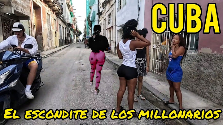 The millionaires' hideout / The two realities of Cuba.