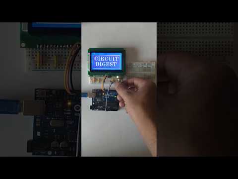 ST9720 Graphical LCD Interfacing with Arduino