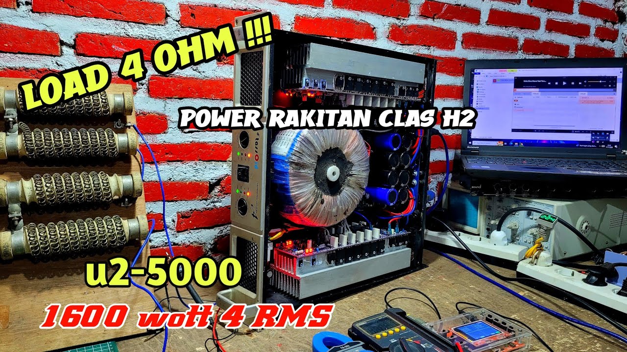Load Power Amplifer Rakitan Class h U25000 Bandar Power