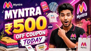🛍️ Myntra Coupon Code Today 🔥 Get Huge Fashion Discounts & Exclusive Deals 😍💸 Limited Time Savings!