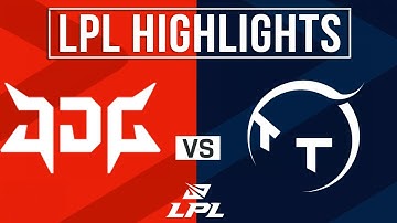 JDG vs TT Highlights ALL GAMES | LPL 2025 Split 1 Playoffs | JD Gaming vs TT Gaming